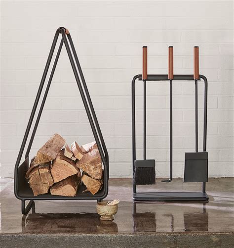 Fireplace Log Holders and Indoor Firewood Racks: 30 Decorative Modern ...