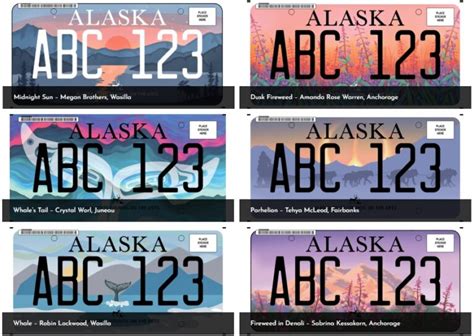 Alaskans get to choose the next artistic license plate design - Alaska ...