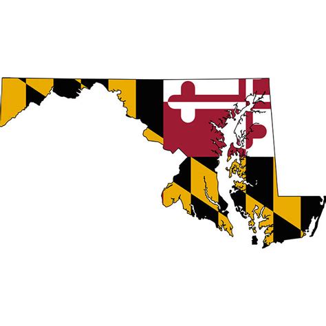 Maryland State Flag Vector at GetDrawings | Free download