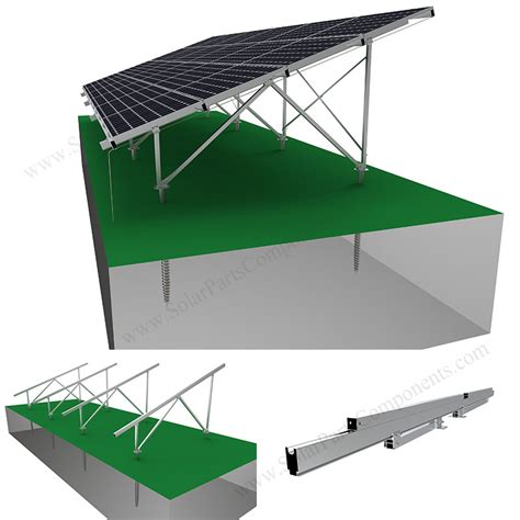 Solar Panel ground racks for mounting system, SPC-GA20-4H-CW