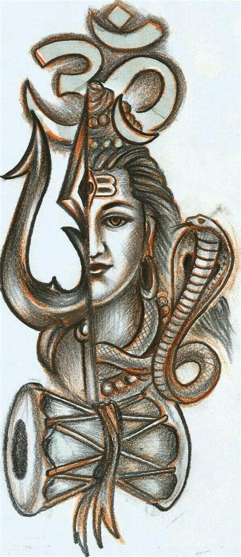 Shiva Drawing Tutorial - How To Draw Lord Shiva Step By Step Drawing ...