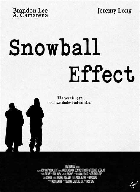 Snowball Effect (Short Film Poster) on Behance