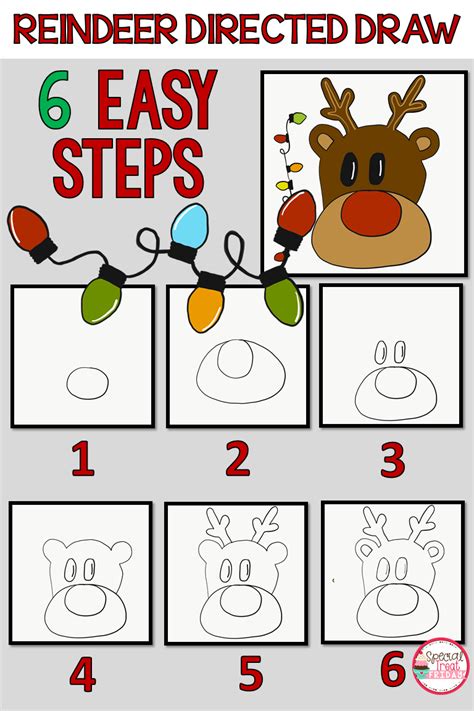 reindeer directed drawing free - Ditto Blogged Pictures Library