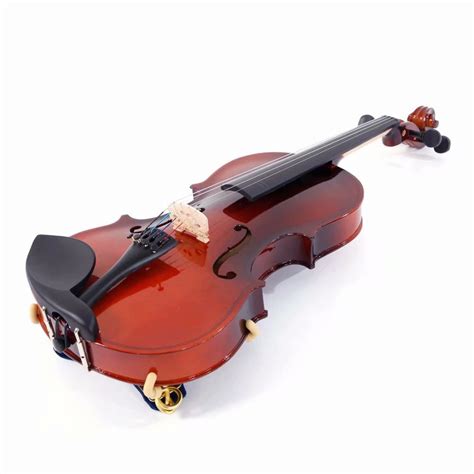 4/4 Solid Wood Violin, Retro Color Acoustic Violin Starter Kit for Violin Beginner Student with ...