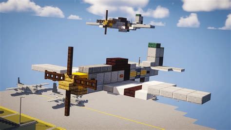 Minecraft P-51D Mustang Fighter Plane Tutorial - YouTube