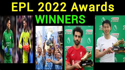 EPL 2022 Award Winners List | Premier League Awards 2022 | Golden boot ...