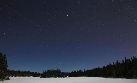 Landscape Winter Sky Night Stars Blue Wallpaper - Resolution:5460x3322 - ID:594052 - wallha.com