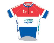 Omega Pharma Quick Step Dutch Champion Short Sleeve Jersey, Full Zipper