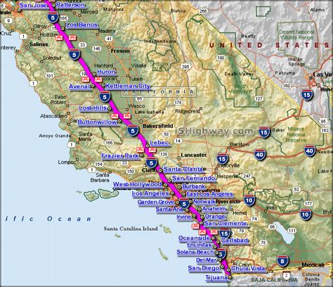 I-5 Interstate 5 California