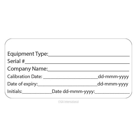 Printable Calibration Labels - vrogue.co