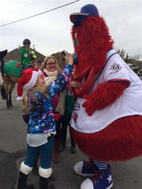 Reno Aces Mascot Archie Meets Children - December 17, 2015 Photo on OurSports Central