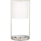 Rikki Metal Table Lamp with USB Port and Utility Plug - #7P567 | Lamps Plus