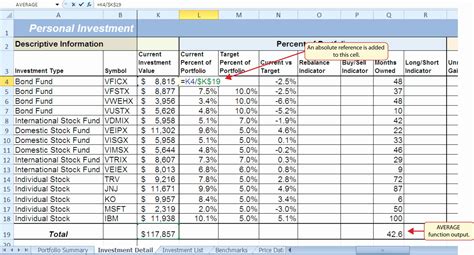 Investment Portfolio Spreadsheet Google Spreadshee free excel ...