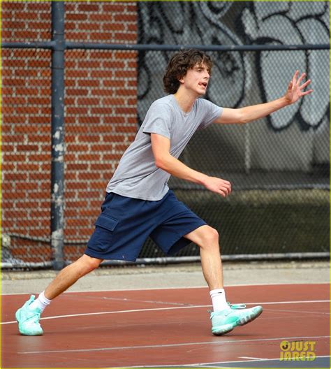 Timothee Chalamet Reunites with Adam Sandler to Play Basketball on a Public Court in New York ...