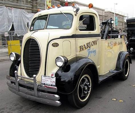 Antique ford tow truck