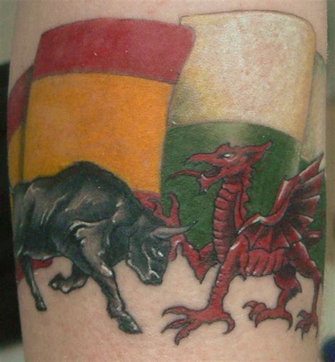 25 best Welsh Flag Tattoo images on Pinterest | Flag tattoos, Welsh ...