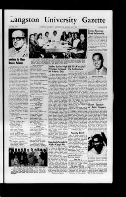 "The Gazette May 1959" by Langston University