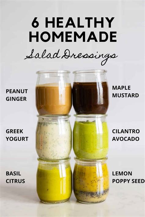 Healthy Salad Dressings - Green Healthy Cooking