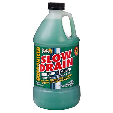 Instant Power 67.6 oz. Slow Drain Build-Up Remover-1907 - The Home Depot