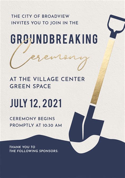 Groundbreaking Ceremony Invitation Wording - Infoupdate Wallpaper Images