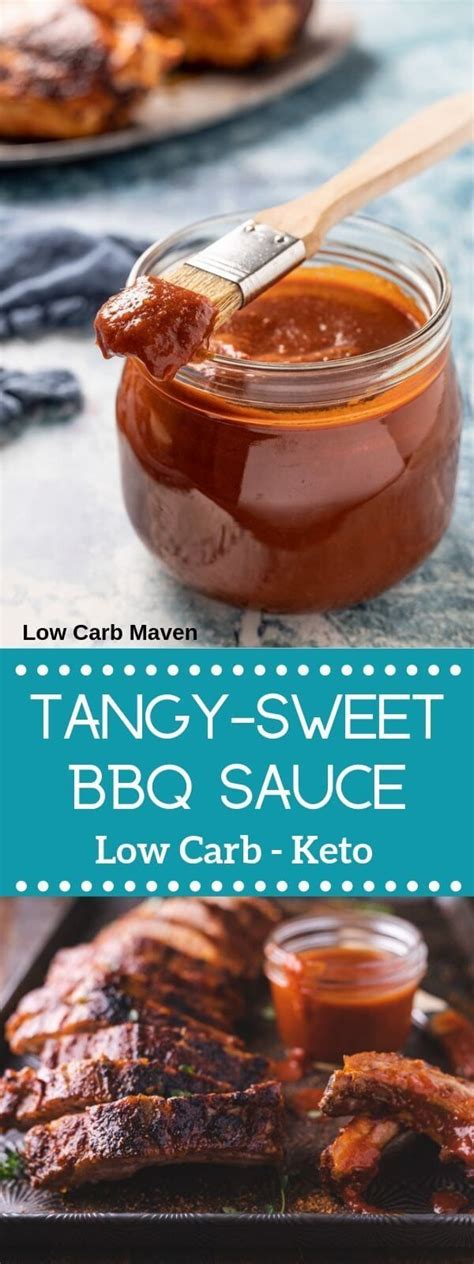 Tangy-Sweet Keto BBQ Sauce make a bold statement on chicken and ribs! | Keto bbq sauce, Sweet ...