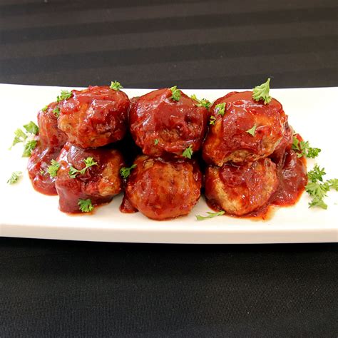 Spicy Turkey Meatballs with Cranberry Glaze - Muskoka Lakes Farm & Winery