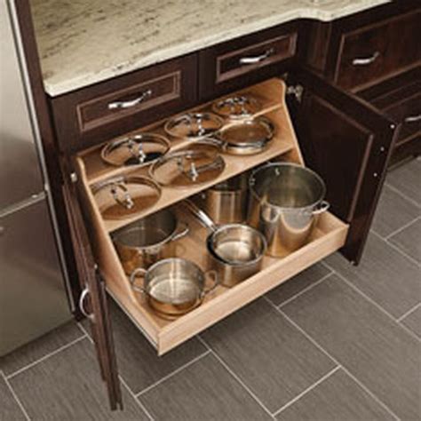 Pots and Pans Kitchen Cabinet Organizer Pull-Out Shelves - KraftMaid