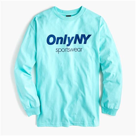 J.Crew: Only NY Long-sleeve Sportswear T-shirt