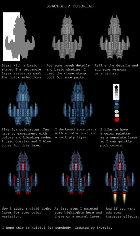 Spaceship tutorial | OpenGameArt.org