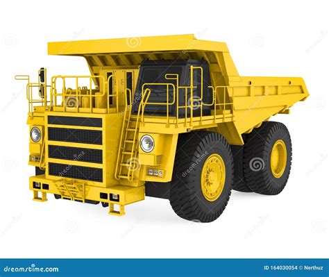 Mining Haul Truck Isolated stock illustration. Illustration of ...