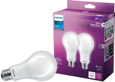 Buy Philips Ultra Definition Dimmable LED A21 Light Bulb