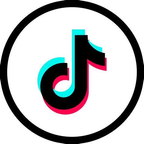 Tiktok logo icon, social media icon 23741134 PNG