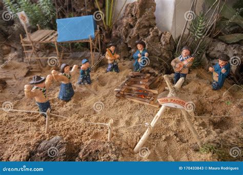 Nativity scene figurines stock image. Image of cult - 170433843