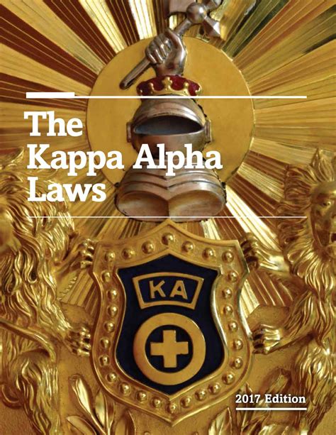 Kappa Alpha Laws by Kappa Alpha Order - Issuu