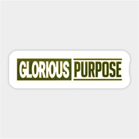 Glorious Purpose - Loki - Sticker | TeePublic