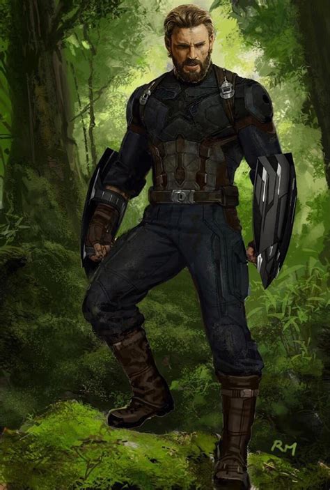 Steve Rogers Infinity War Concept Art - img-pewpew