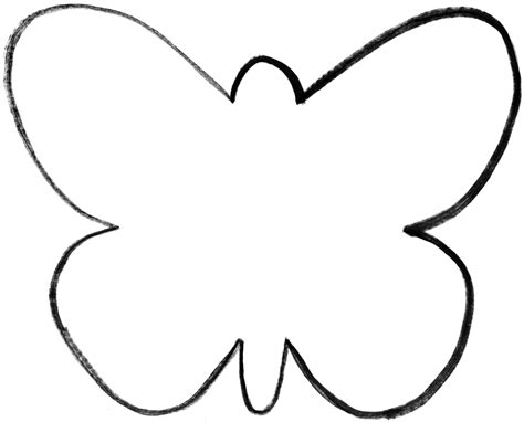 Butterfly Outline Coloring Pages - Coloring Home