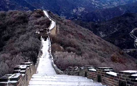 First snow of the season hits Jinshanling & Jiankou & Mutianyu Great Wall - Wild Great Wall ...