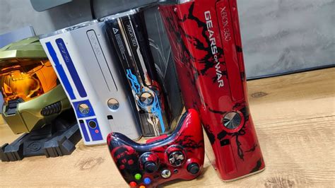 Microsoft Xbox 360 Gears Of War Limited Edition Console W/ Red Black Controller ...