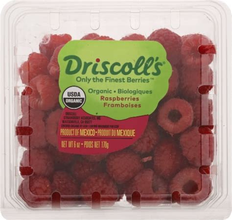 Organic Raspberries, 6 oz - Kroger