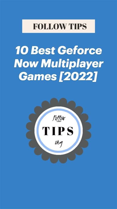 10 Best Geforce Now Multiplayer Games [2022] | Multiplayer games, Games ...