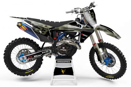 Graphics Kit For Husqvarna 'Core Blue' – OMXGraphics