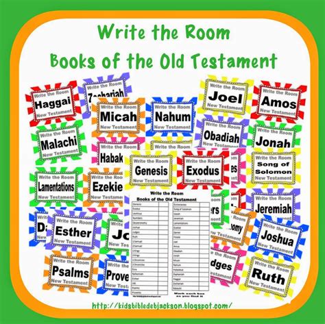 Write the Room: Books of the Bible | Bible Fun For Kids