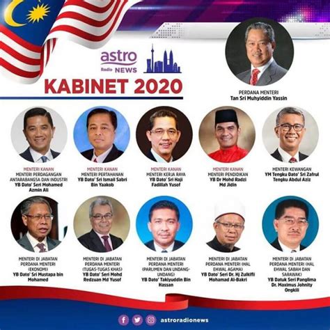 Senarai Penuh Menteri Kabinet Malaysia 2020 • AnarmNet.com