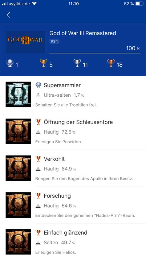 [God of war 3 remastered] #55 10/10... : r/Trophies