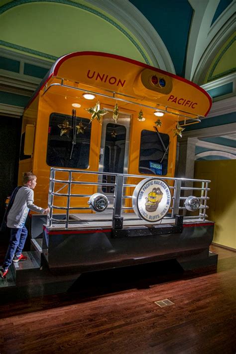 All Aboard! The FREE Union Pacific Railroad Museum - Iowa Road Trip