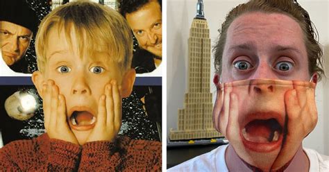 Macaulay Culkin Delights Internet With His Funny Face Mask