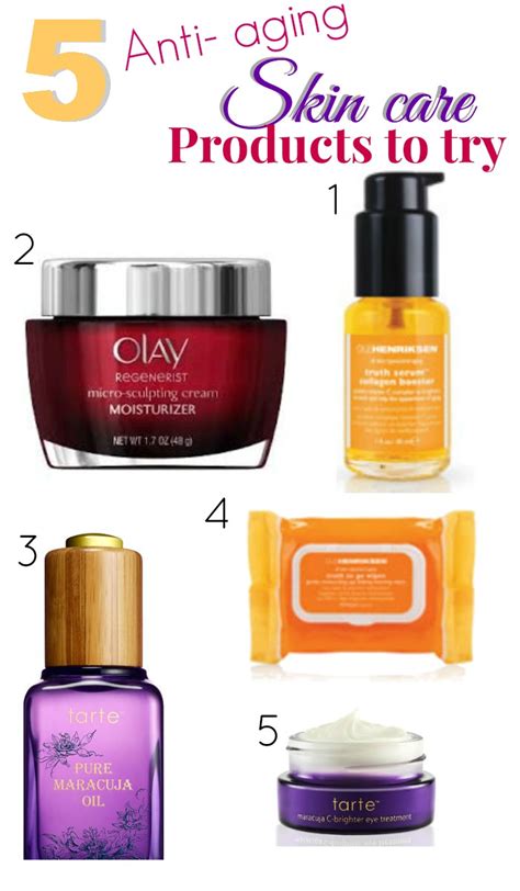 5 Anti-aging Skin Care Products to try