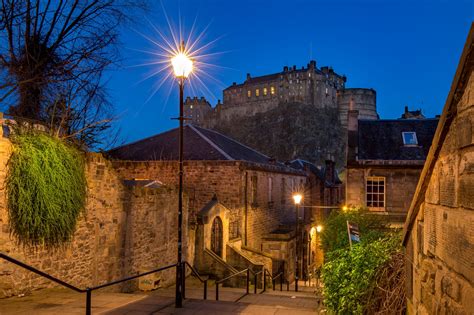 Edinburgh Castle - View from the Vennel, United Kingdom