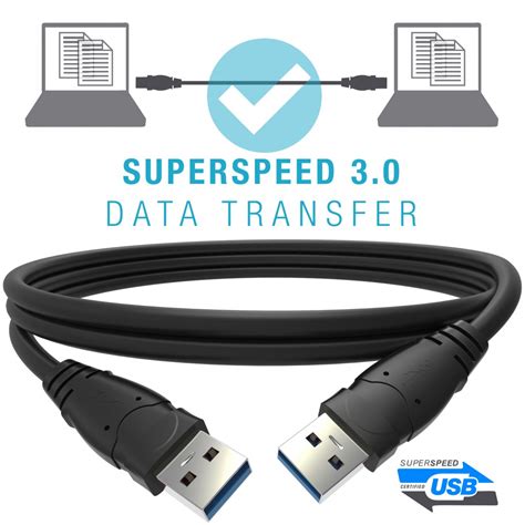 Shop New USB 3.0 - Micro-USB to USB Cable - SuperSpeed A Male to Micro ...